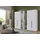WIMEX Drehtürenschrank London 270 x 208 x 58 cm Weiß