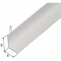 GAH Alberts Winkelprof. gleichsch., ungelocht L2000x B25x H25x S1, 5mm Aluminium F1