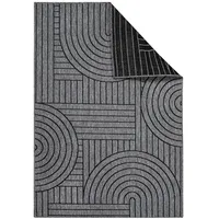 Carpet City Outdoorteppich Anthrazit, Textil, Grafikmuster, Rechteckig, 200x290 cm