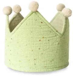 Papierdrachen Geburtstagskrone Musselin - mint