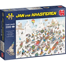 JUMBO Spiele Jan van Haasteren - Es geht nur bergab 2000 Teile