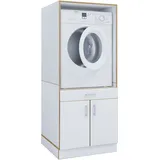 VCM Rislo CL XL Waschmaschinenschrank 162 x 67 x 68 cm Weiß