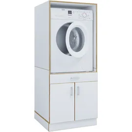 VCM Rislo CL XL Waschmaschinenschrank 162 x 67 x 68 cm Weiß