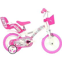 DINO BIKES Hello Kitty 12 Zoll RH 28 cm weiß/rosa