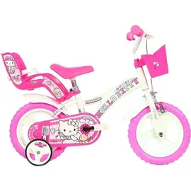 DINO BIKES Hello Kitty 12 Zoll RH 28 cm weiß/rosa