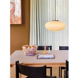 Hübsch Serene 1-flg. Ø 40 cm oval weiß