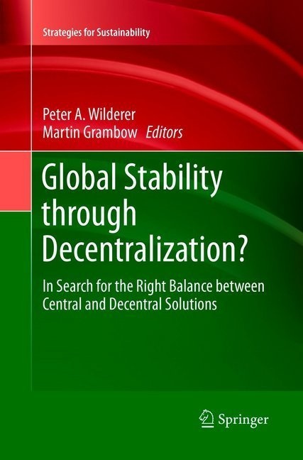 Global Stability Through Decentralization?  Kartoniert (TB)