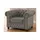 S-Style Chesterfield Sessel Cleo Blink Samt 104 x 72 x 0 cm Grau