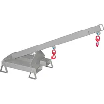 Bauer Südlohn Lastarm LAT 25-1,0, lackiert, Mausgrau