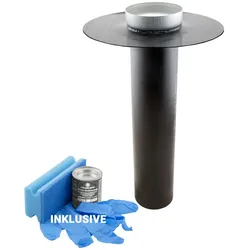 Set: EPDM Garantie-Notüberlauf DN 110 + Aktivierung 125ml