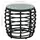vidaXL 3-tlg. Bistro-Set Poly Rattan Schwarz