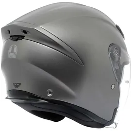 AGV K5 Jet Evo E2206, Motorrad Jet-Helmet, Unisex, Matt Luna Grey, XXL