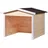 Dobar Mährobotergarage Holz natur,