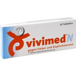 Vivimed N gegen Fieber und Kopfschmerzen 20 ST