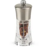 Peugeot Ouessant Chilimühle Edelstahl/Transparent 14 cm