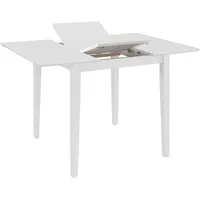 VidaXL Esstisch Weiß (80-120)x80x74 cm MDF
