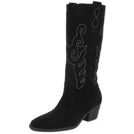 Ital-Design Cowboyboots Damen Schwarz 40