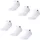 Champion Unisex Kurzsocken 6er Pack Weiß 35-38