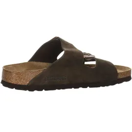 Birkenstock Arizona Mocca Weichbettung Veloursleder Schmal Unisex - Braun 40