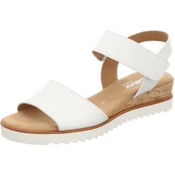 Gabor Damen Sandalette Genua in weiss