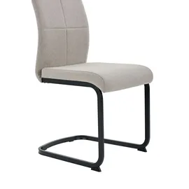 HELA Tische Schwingstuhl Turin Webstoff Schlamm 4er Set