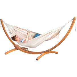 La Siesta Hängemattengestell Maera Single Holz Grün Eukalyptus 320 cm