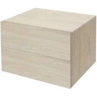 ML-Design Nachttisch Hängend Beige-Sonoma-Eiche 42x29x30 cm Holzwerkstoff