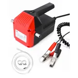 QWORK Ölabsaugpumpe, 12V 60W Absaugpumpe, Dieselpumpe, Kraftstoffpumpen für Auto & Motorrad, Boot, LKW, Wohnmobil