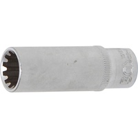 BGS Steckschlüssel-Einsatz Gear Lock, tief Antrieb Innenvierkant 6,3 mm