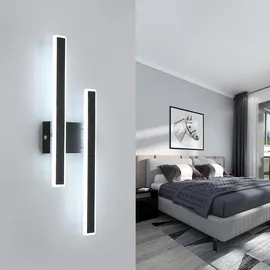 Comely LED Wandleuchte 32W Schwarz
