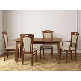 Home Affaire Esszimmerstuhl FERDI Feinstruktur beige 2er Set