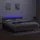 vidaXL Boxspringbett mit Matratze & LED Taupe 180x200 cm Stoff