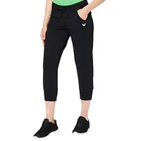 Erima 3/4 Sweathose mit Bündchen Damen schwarz 36