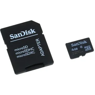 Speicherkarte SanDisk SD 4GB f. Panasonic Lumix DMC-L10