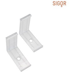 SIGOR Montageklammern / Spannfedern (2er Set) für LED Profil KS-SIG-PROF13 SIG-9852301