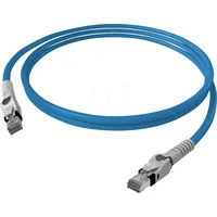 EasyLan CP1OBMSMS0005 - Cat.6a S/FTP, blau, 0,5 m