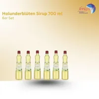 Holunderblüte Yo Sirup Holunder Blütensirup je 6 x 700 ml