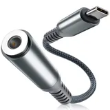 Elebase iPhone 17 16 Kopfhörer Aux Adapter,USB C zu 3.5mm Audio Konverter,Typ C zu 1/8 Zoll Klinke für Apple 15 Pro Max,Samsung Galaxy S25 S24 S23 A36 A56,Note 10 20 Tab,iPad Pro 10 Air 4 5 Mini 6