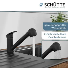 Schütte Diziani Spültischarmatur Schwarz