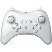 Kabelloser Weiß Joystick Gamepad Pro Controller für Nintendo Wii U mit Kabel W