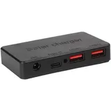MuchLuckystar Solar Ladespannungsregler Controller mit USB-C PD 100W, Dual USB QC3.0, 5-stufiger Ausgang für Laptop Telefon und 12V Akku