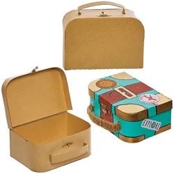 Mini Koffer aus Karton (Pro Set 3)