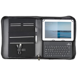 Alassio Lombardo Tablet Mappe mit Tastatur A4 schwarz