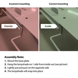 smartwares Deckenleuchte, Grau, 50 cm