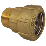 boni-shop PE Rohr Verschraubung 32mm, Messing Kupplung, PE Rohr Verbinder