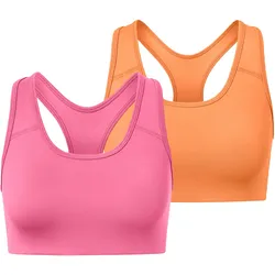 Tchibo - 2 Sport-Bustiers - Damen - Gr. S - pink