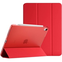 ProCase Hülle für iPad Air 5. Generation 2022/ iPad Air 4. Generation 2020 10.9 Zoll, Schutzhülle Smart Case Cover Kompatibel mit iPad Air 5 4 -Rot