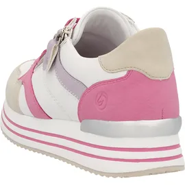 remonte Plateausneaker Beige/Weiß/Pink Damen 39