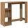 vidaXL Bartisch mit Regal 124 x 46 x 103,5 cm Braun