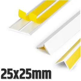 DQ-PP Winkelleiste Weiß 5 St. 25 x 25 cm